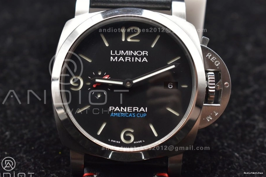 Green Brown Strap PAM732 on  999 Best Dial Edition TTF OnTrend P Dark Leather 1:1 0311